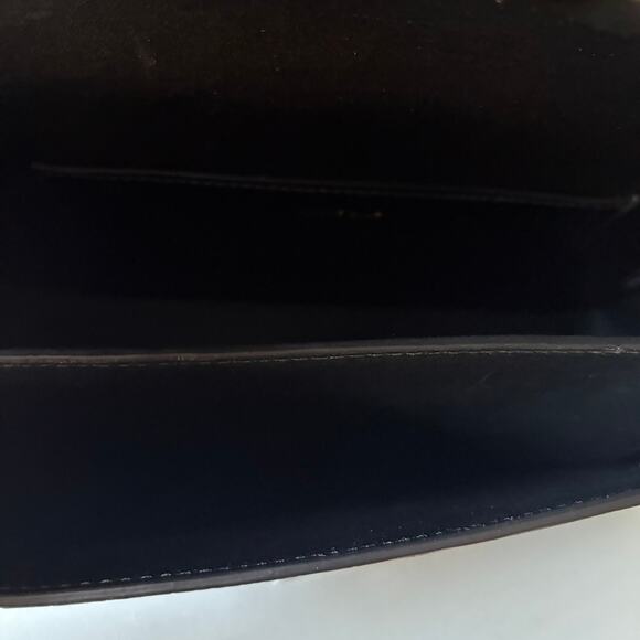 Anine Bing Elly Shoulder Bag‎ Croc Embossed Black Leather Purse - Picture 6 of 10